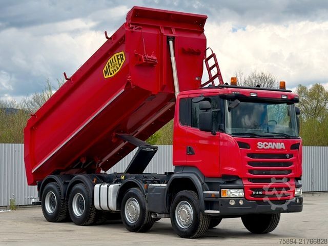 Tipper truck SCANIA R 410 * Kipper * TOPZUSTAND / 8x4