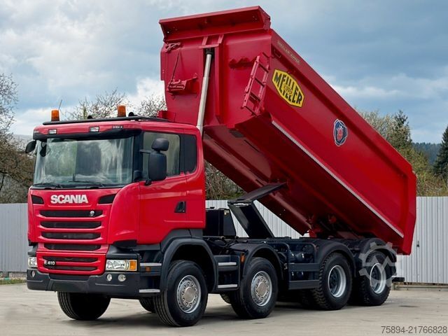 Tipper truck SCANIA R 410 * Kipper * TOPZUSTAND / 8x4