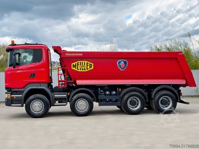 Tipper truck SCANIA R 410 * Kipper * TOPZUSTAND / 8x4