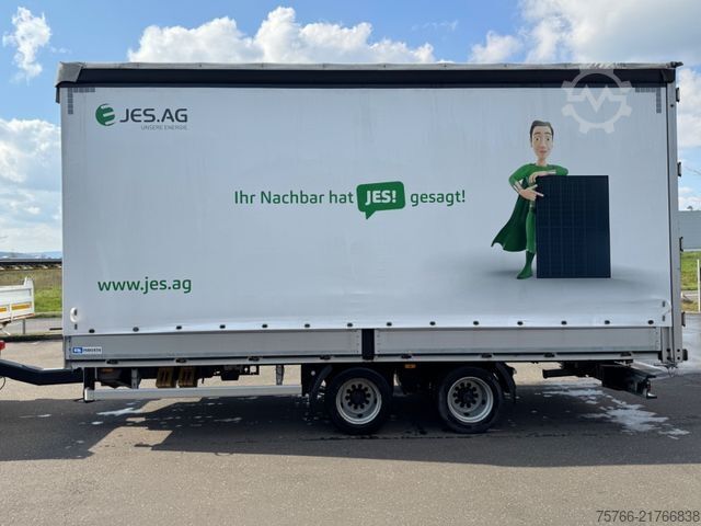 Tieflader Anhänger ACKERMANN-FRUEHAUF Portaltüren / Edscha / Verzinkt / Rampemschacht