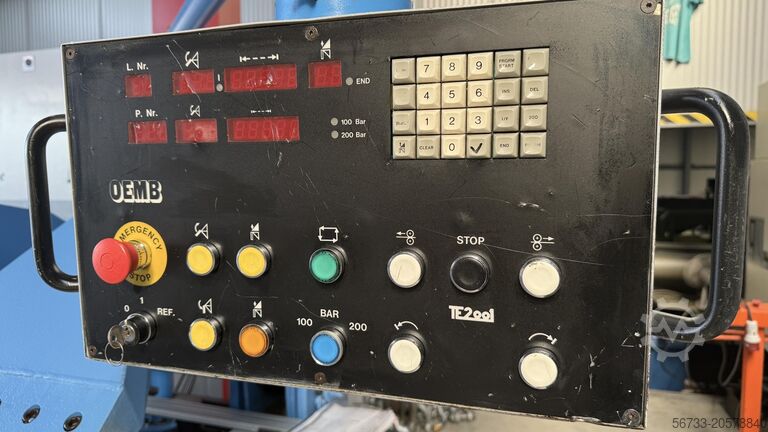 Schwenkbiegemaschine TENSOL 6000 x 2,0 mm NC