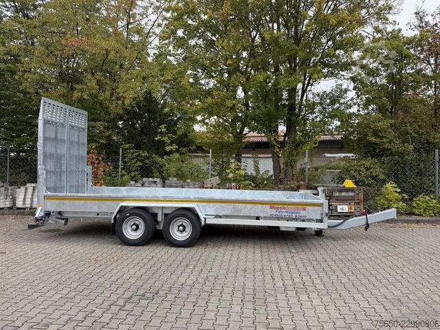 Low loader trailer Möslein TT 11-E6x2  Tieflader für Fräsen breiten Rampen, Neu