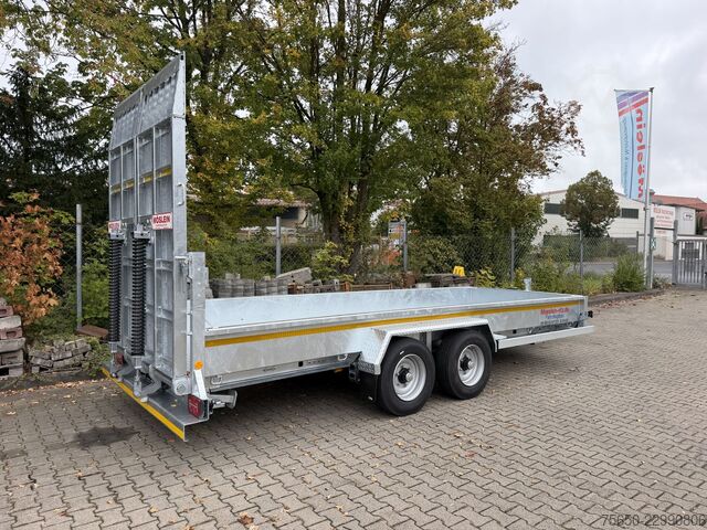 Low loader trailer Möslein TT 11-E6x2  Tieflader für Fräsen breiten Rampen, Neu