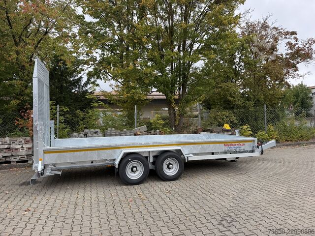 Low loader trailer Möslein TT 11-E6x2  Tieflader für Fräsen breiten Rampen, Neu