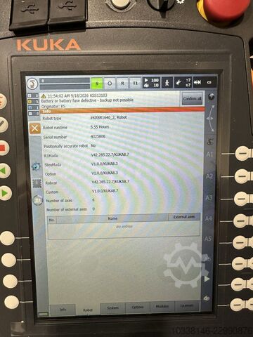Industrial robot KUKA KR 8 R1640-2