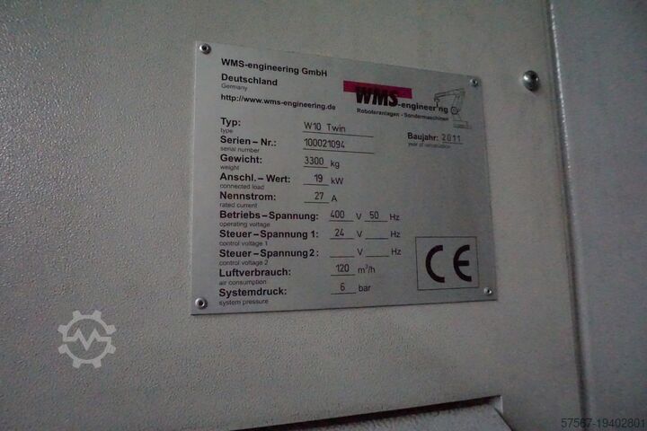 Deburring machine WMS W10 Twin