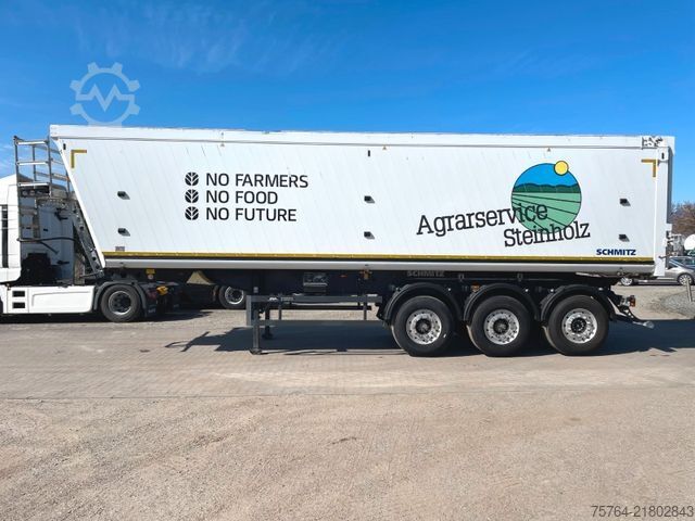 Tipper semitrailer SCHMITZ CARGOBULL 52m³ Kippauflieger/Pendelklappe/Alufelgen/GMP