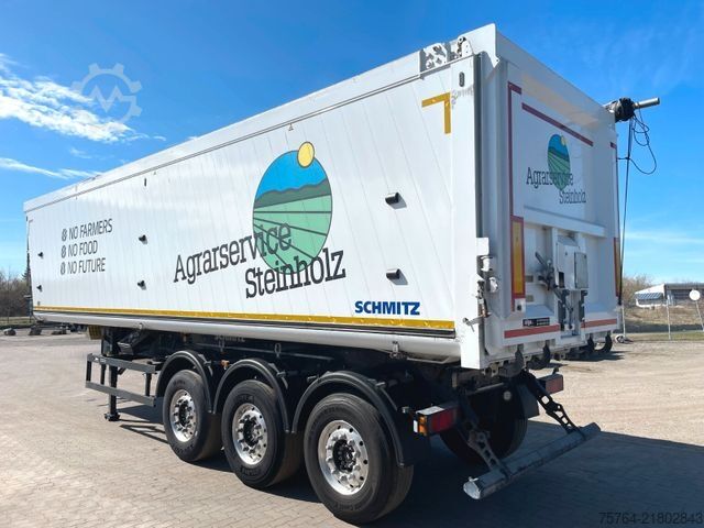 Tipper semitrailer SCHMITZ CARGOBULL 52m³ Kippauflieger/Pendelklappe/Alufelgen/GMP