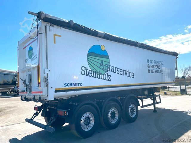 Tipper semitrailer SCHMITZ CARGOBULL 52m³ Kippauflieger/Pendelklappe/Alufelgen/GMP