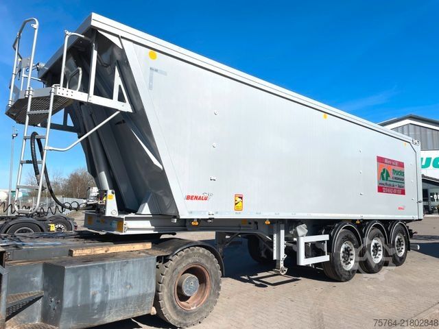 Tipper semitrailer BENALU ca. 48m³ Kippauflieger / Pendelklappe / MIETE