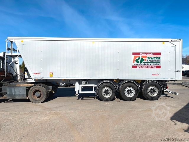 Tipper semitrailer BENALU ca. 48m³ Kippauflieger / Pendelklappe / MIETE