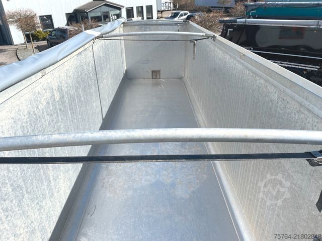 Tipper semitrailer BENALU ca. 48m³ Kippauflieger / Pendelklappe / MIETE