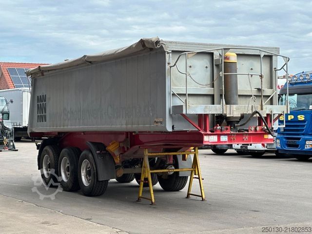 Tipper semitrailer MEIERLING MSK 24 ALU-Kippmulde / EBS / Liftachse /  26m³
