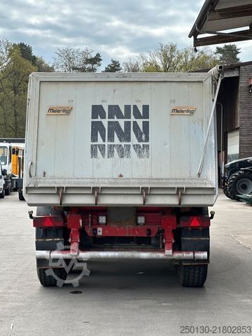 Tipper semitrailer MEIERLING MSK 24 ALU-Kippmulde / EBS / Liftachse /  26m³