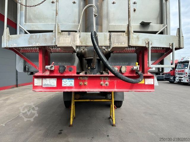 Tipper semitrailer MEIERLING MSK 24 ALU-Kippmulde / EBS / Liftachse /  26m³