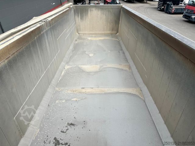 Tipper semitrailer MEIERLING MSK 24 ALU-Kippmulde / EBS / Liftachse /  26m³