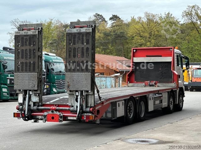 Car carrier truck MAN TGS 35.500 8x2 BL ZANNER/Rampen/Pritarder/Winde