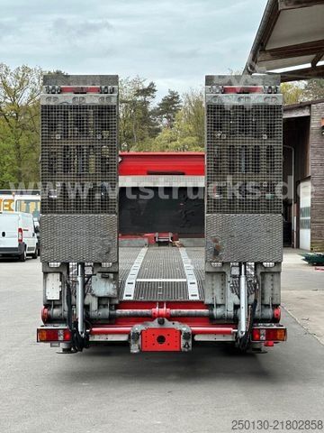 Car carrier truck MAN TGS 35.500 8x2 BL ZANNER/Rampen/Pritarder/Winde