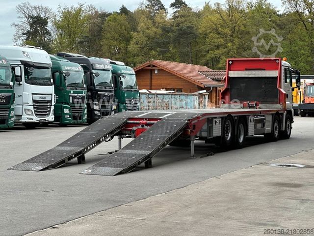 Car carrier truck MAN TGS 35.500 8x2 BL ZANNER/Rampen/Pritarder/Winde