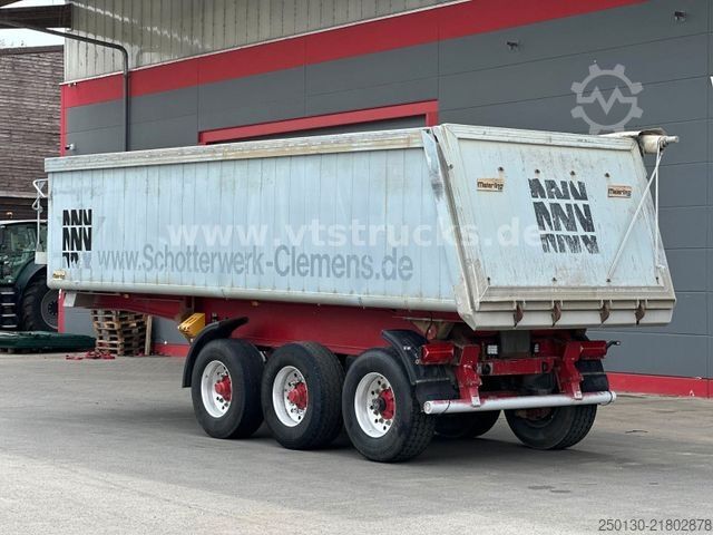 Tipper semitrailer MEIERLING MSK 24 ALU-Kippmulde / EBS / Liftachse /  26m³