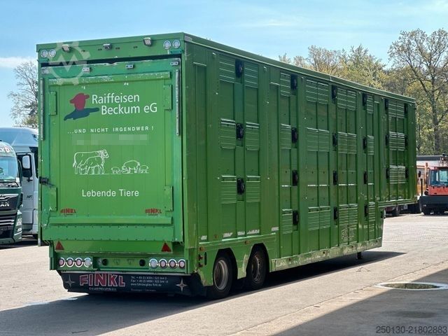 Livestock semitrailer Finkl MultiLiner XXL/VSE/Ladelift/Tränke/Hubdach
