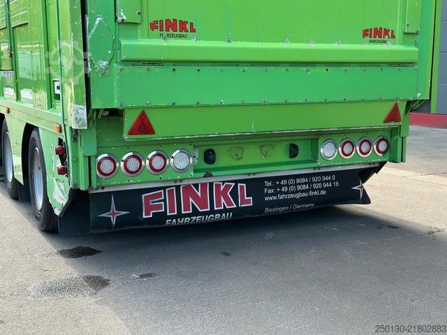 Livestock semitrailer Finkl MultiLiner XXL/VSE/Ladelift/Tränke/Hubdach