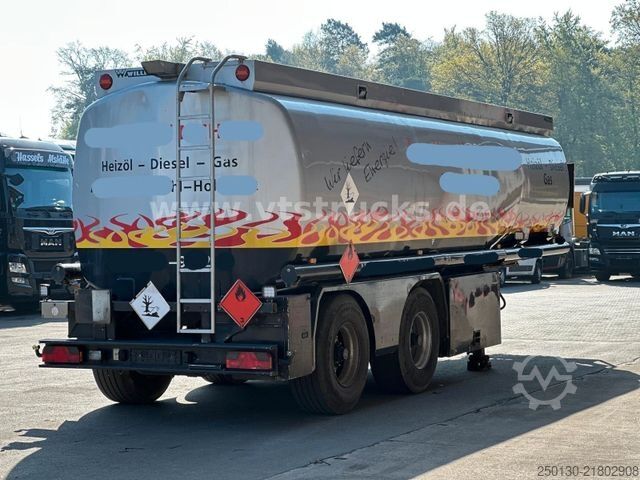 Tanker semitrailer  WILLIG 4 Kammern Tanker/Diesel/TRIDEC/SENING 33