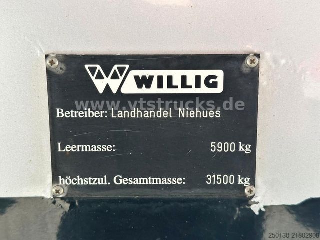 Tanker semitrailer  WILLIG 4 Kammern Tanker/Diesel/TRIDEC/SENING 33