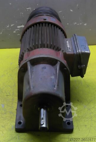 Gear motor 0.18/0.3 kW 26.5/53 rpm Bauer DKP8840H/200L