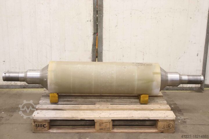 Transportrolle gummiert Edelstahl Edelstahl Ø 300 x 1007 mm