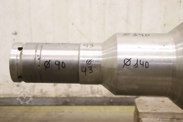 Transportrolle gummiert Edelstahl Edelstahl Ø 300 x 1007 mm