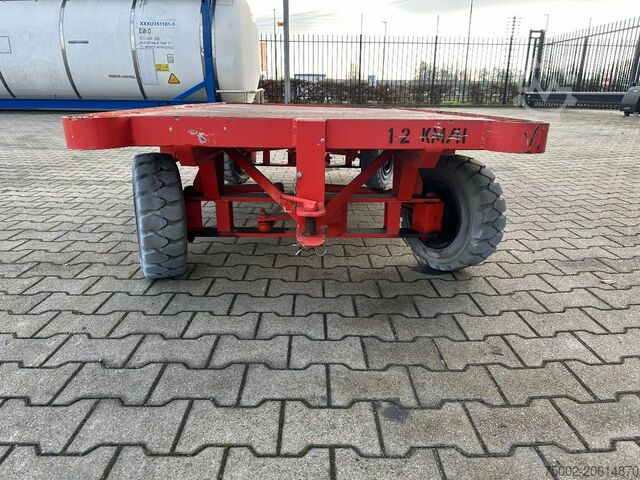 Platform truck Mafi double-steered and connectable heavy-duty trail...