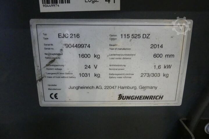 Pallet stacker Jungheinrich EJC 216