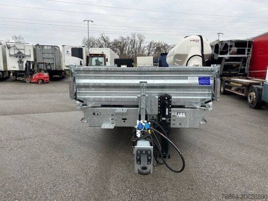 Low loader trailer MöSLEIN TANDEMKIPPER-TIEFLADER, 3 SEITENKIPPER MIT EINSCHUBRAMPEN
