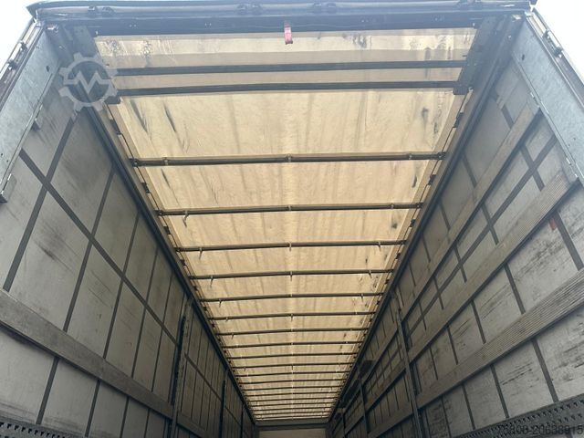Open semitrailer with tarp SCHMITZ CARGOBULL Schiebeplane Edscha Palettenkasten Lift