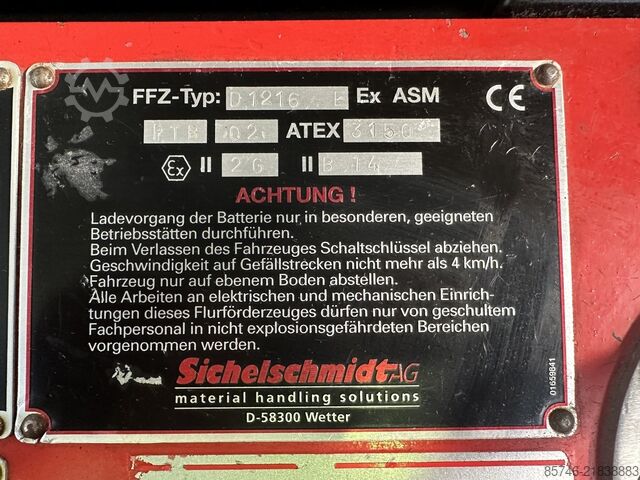 D 1216 ASM * Atex EX * 2G / Zone 1 !! NEW battery !! SICHELSCHMIDT D 1216 ASM * Atex EX  * 2G / Zone 1  !! NEW battery !!