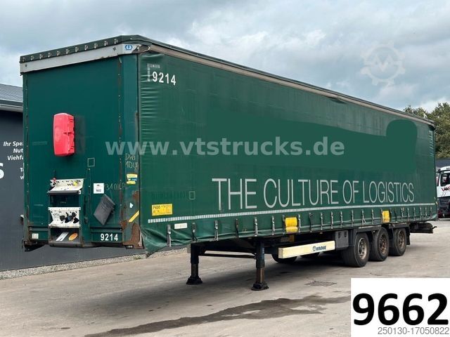 Open semitrailer with tarp KRONE SD Pritsche + Plane Edscha-Verdeck