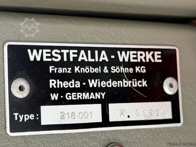 Kastenwagen Wohnmobil / Campervan WESTFALIA T4 2.4 D California 4X4 Syncro Aufstelldach Ahk