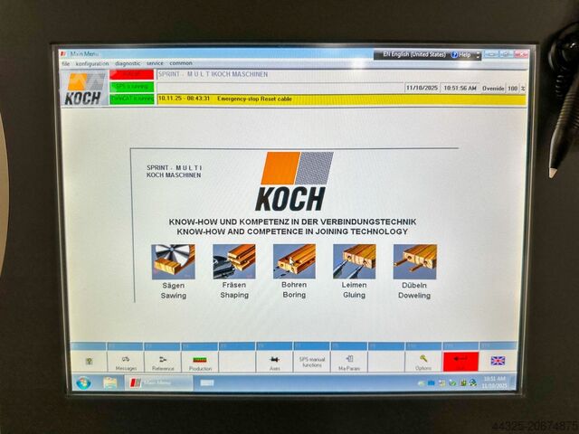 Automatic Dowelling Machine KOCH SPRINT-MULTI