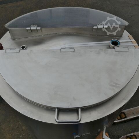 500 Liter heiz-/kühlbarer Behälter aus V2A B0076