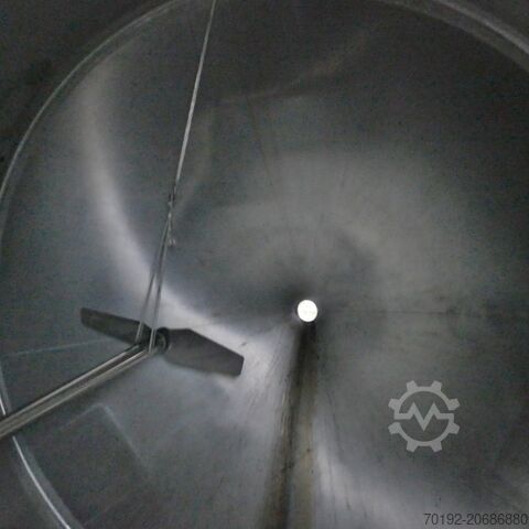 10000 Liter Rührwerksbehälter aus V4A mit Balkenrührwerk A&B Apparate- & Behältertechnik Heldrungen GmbH K0188