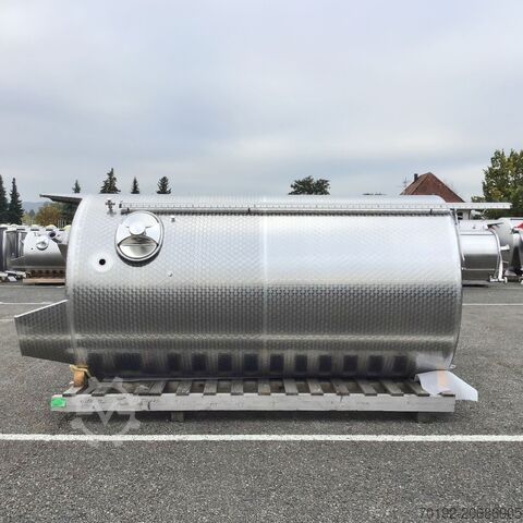 Werksneuer 6200 Liter heiz-/kühlbarer Gär-/Lagertank aus V2A K0186