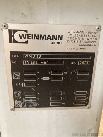 Plant for the production of roofs and ceilings Weinmann WMD 10
