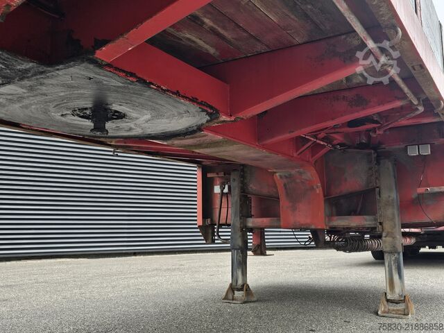Low loader DO-Trailer SD 31 / SEMI TRAILER / EXTENDABLE