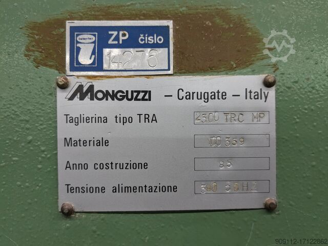 Furnierschneider MONGUZZI TRC 2300 MP