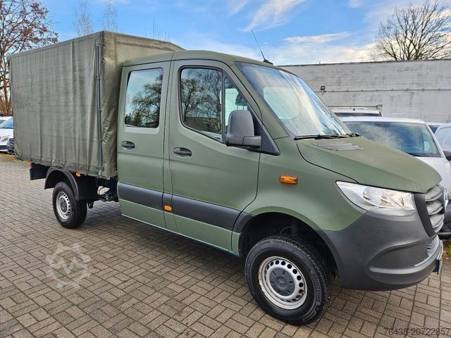 Transporter mit Pritsche & Plane MERCEDES-BENZ Sprinter 314 cdi DoKa|4x4 AWD|ex-BW|TÜV+ÖLneu