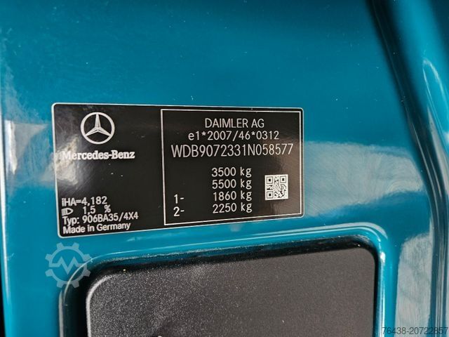 Transporter mit Pritsche & Plane MERCEDES-BENZ Sprinter 314 cdi DoKa|4x4 AWD|ex-BW|TÜV+ÖLneu