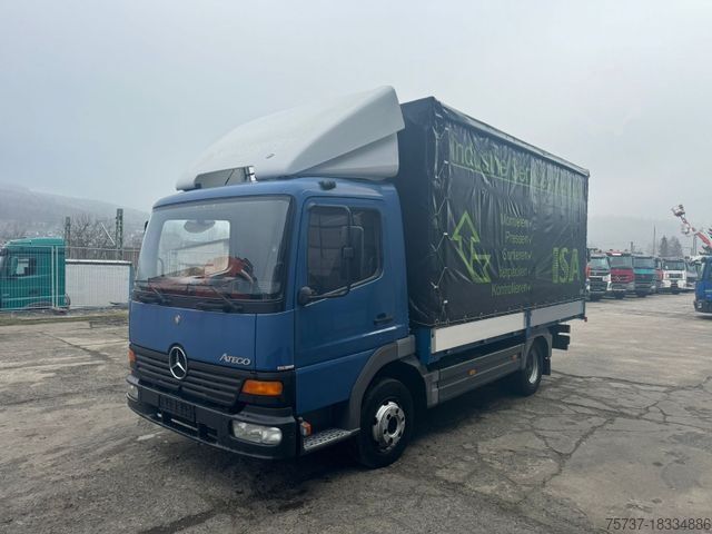 Transporter mit Pritsche & Plane MERCEDES-BENZ 818 + Anhänger