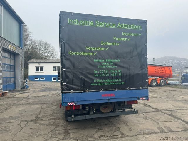 Transporter mit Pritsche & Plane MERCEDES-BENZ 818 + Anhänger