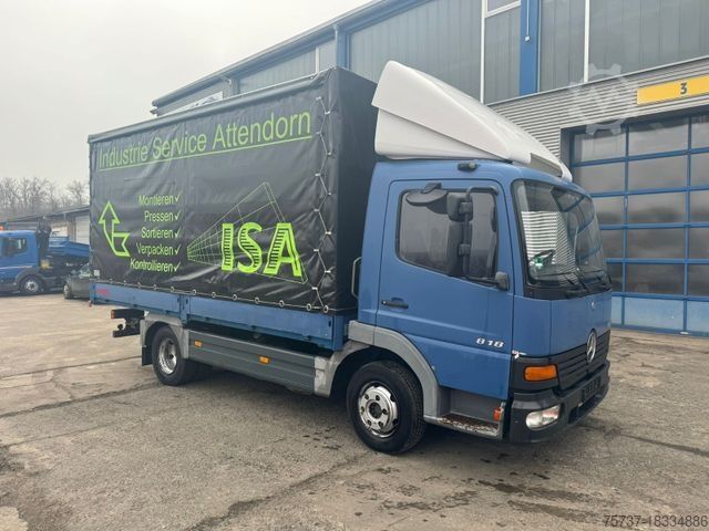 Transporter mit Pritsche & Plane MERCEDES-BENZ 818 + Anhänger